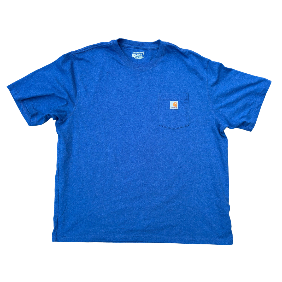 Blue Carhartt Pocket Tee