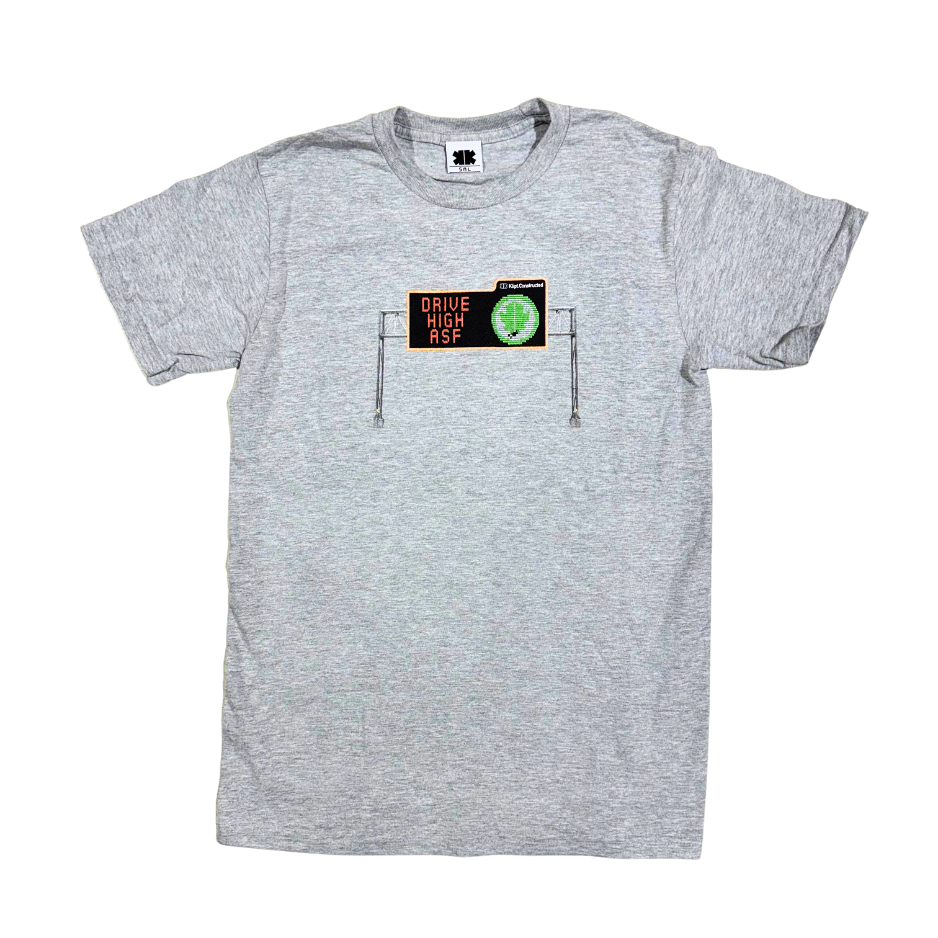 DRIVE HIGH TEE GREY