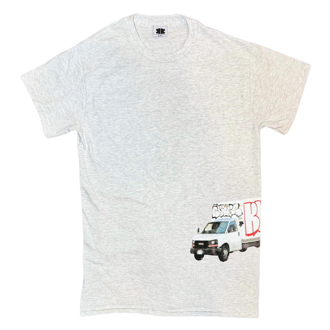 BLAME X KLIPT BOX TRUCK TEE GREY