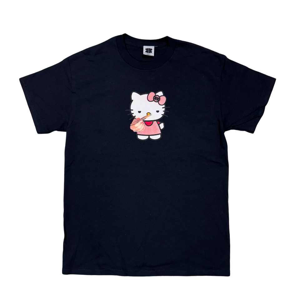 HIGH KITTY TEE BLACK