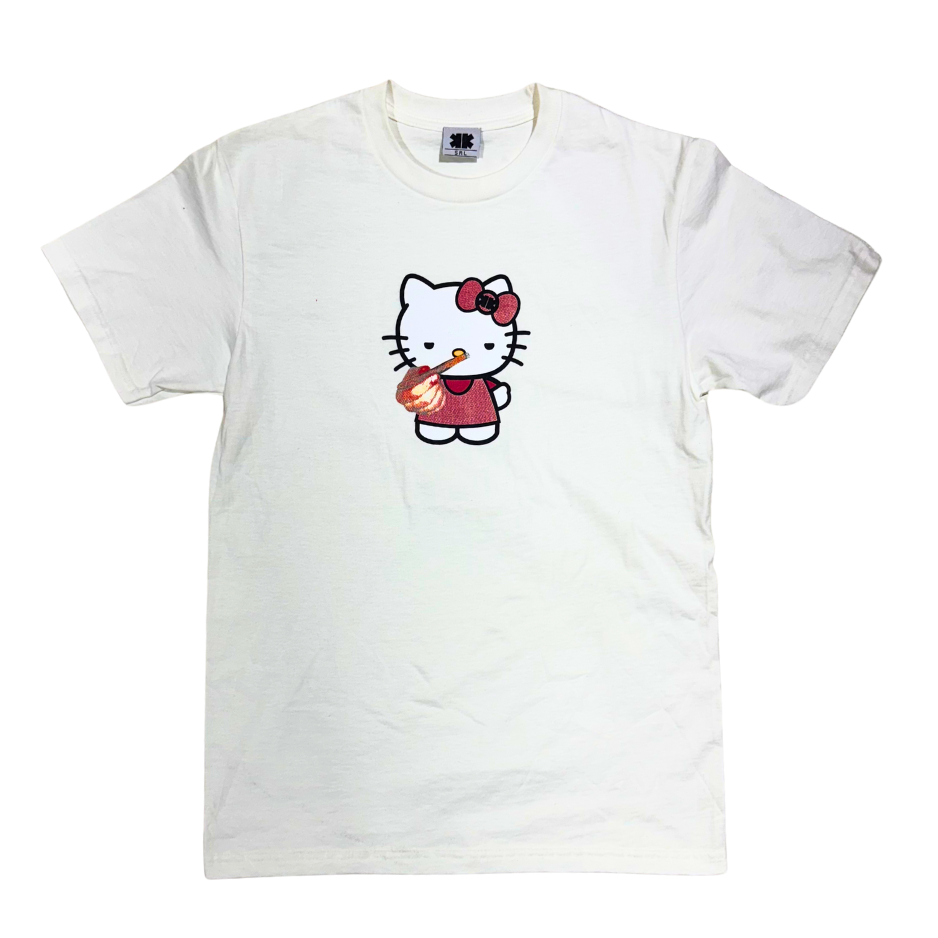 HIGH KITTY TEE WHITE