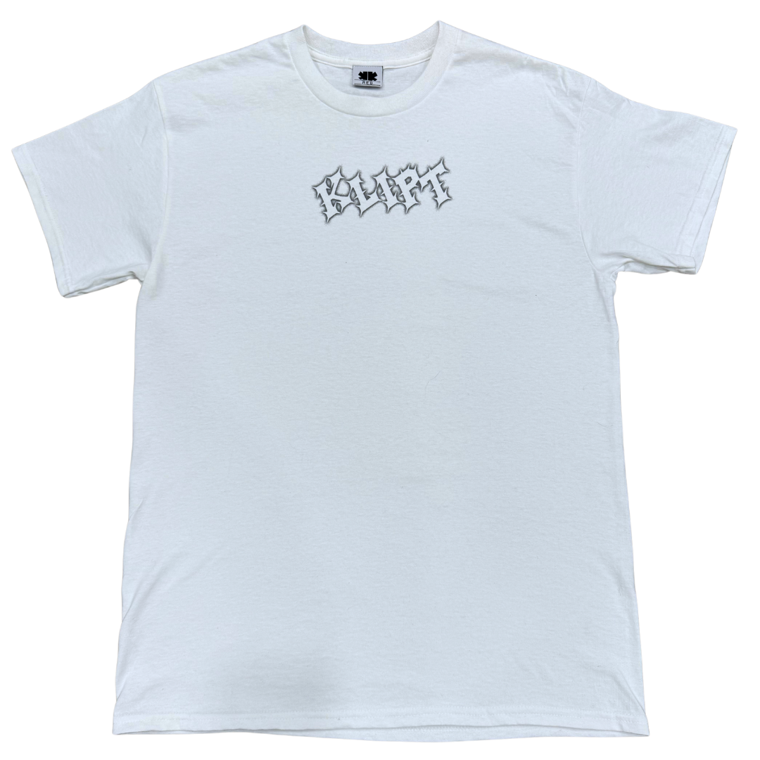 STARDUST TEXT TEE WHT