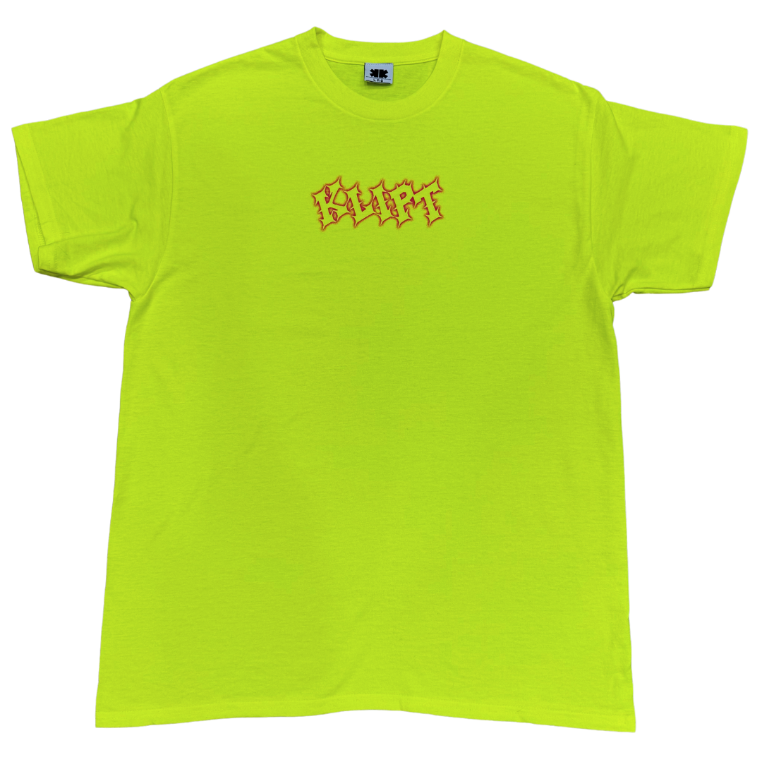 STARDUST TEXT TEE NEON