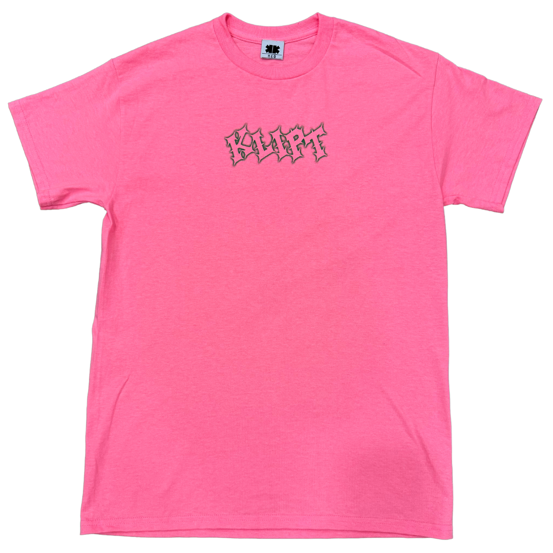 STARDUST TEXT TEE PINK