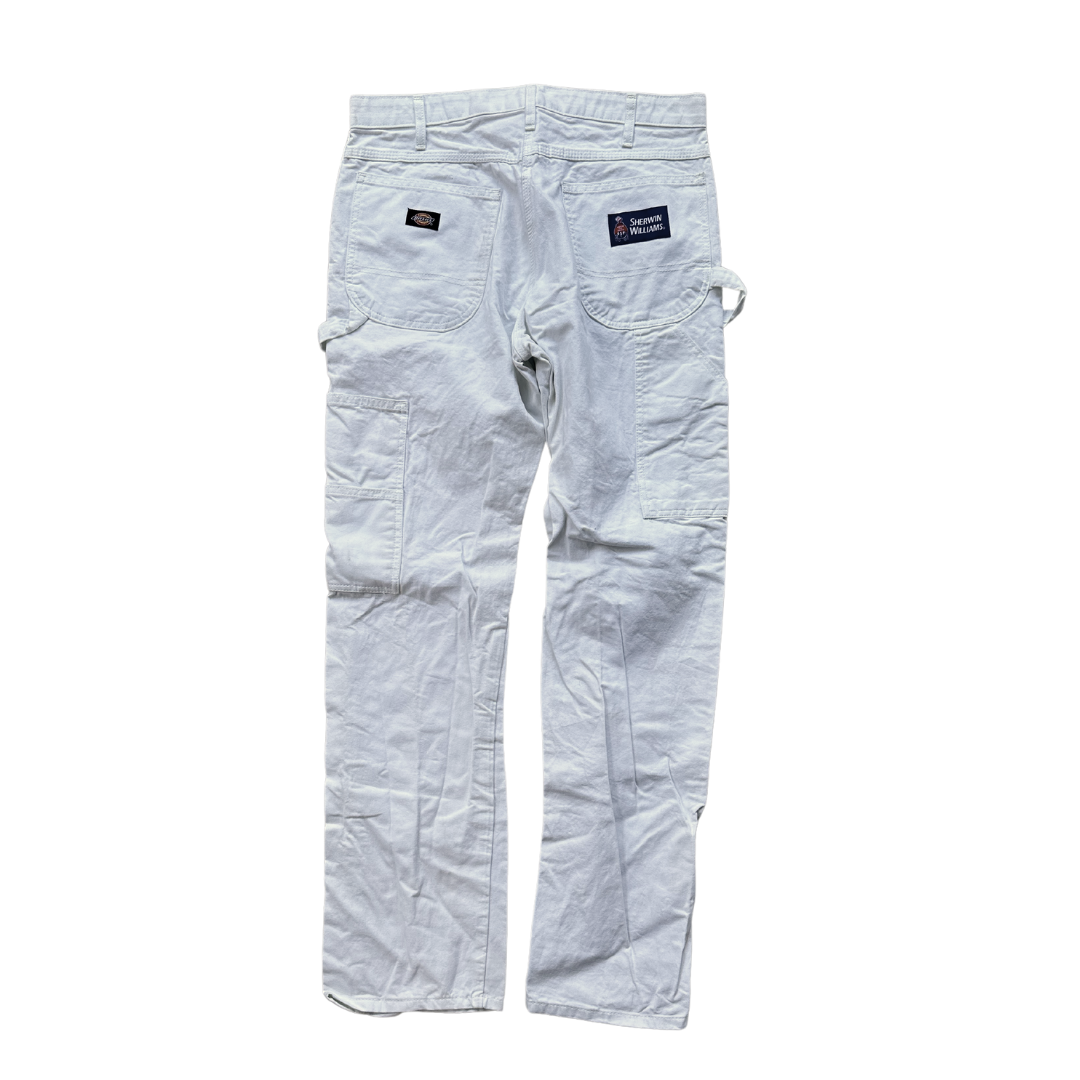 White Dickies Carpenters Pants