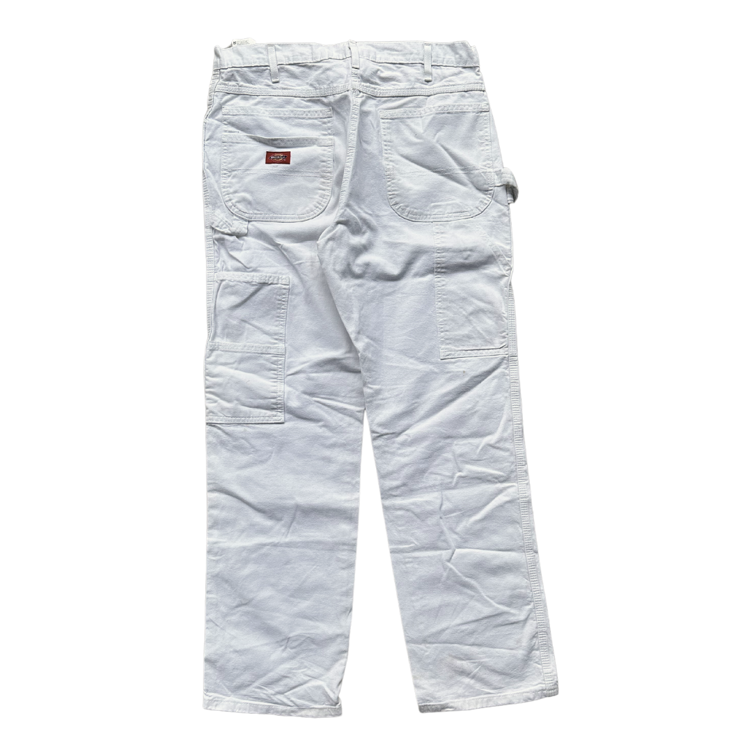 White Dickies Carpenter Pants