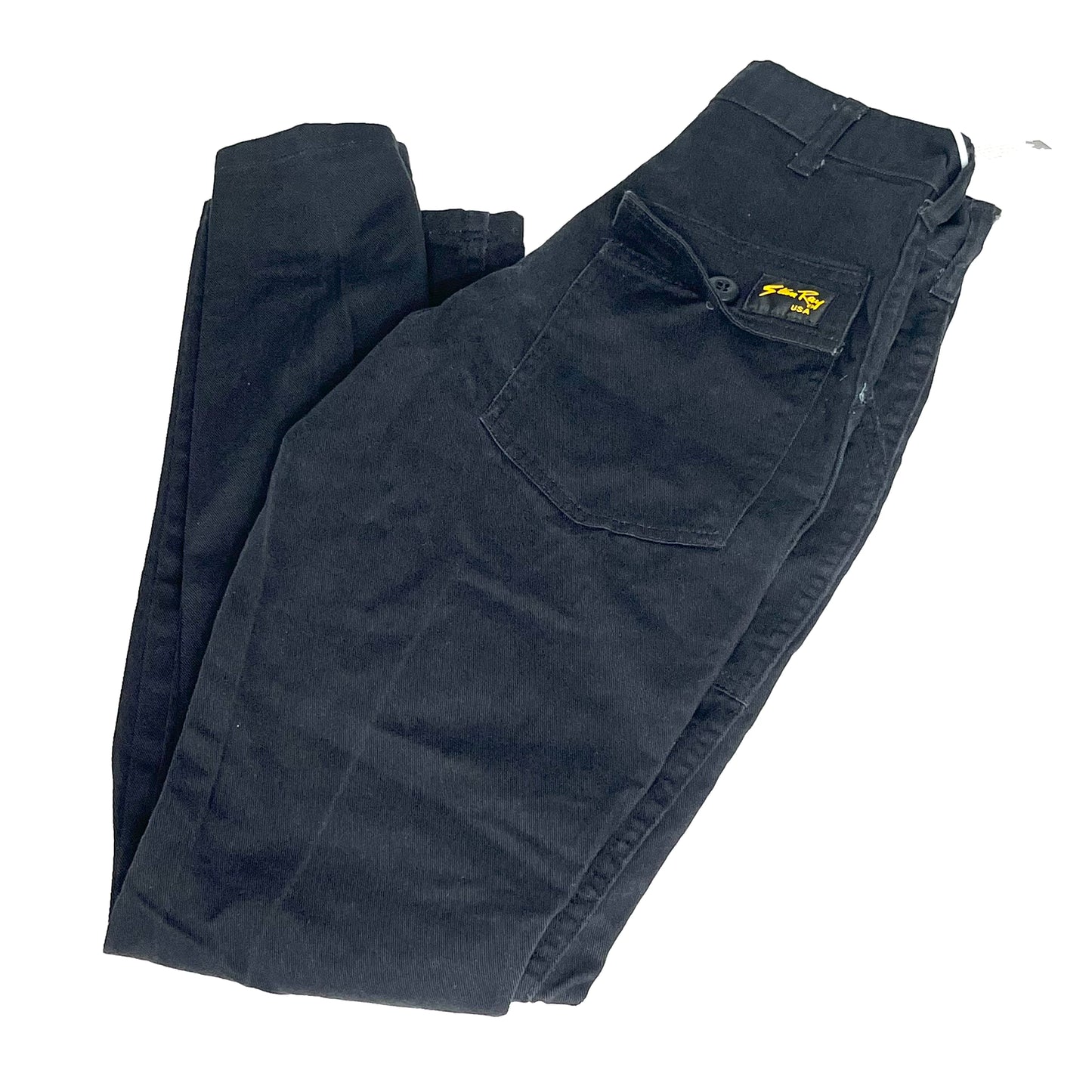 Black Skinny Stan-Rayn Work Pants