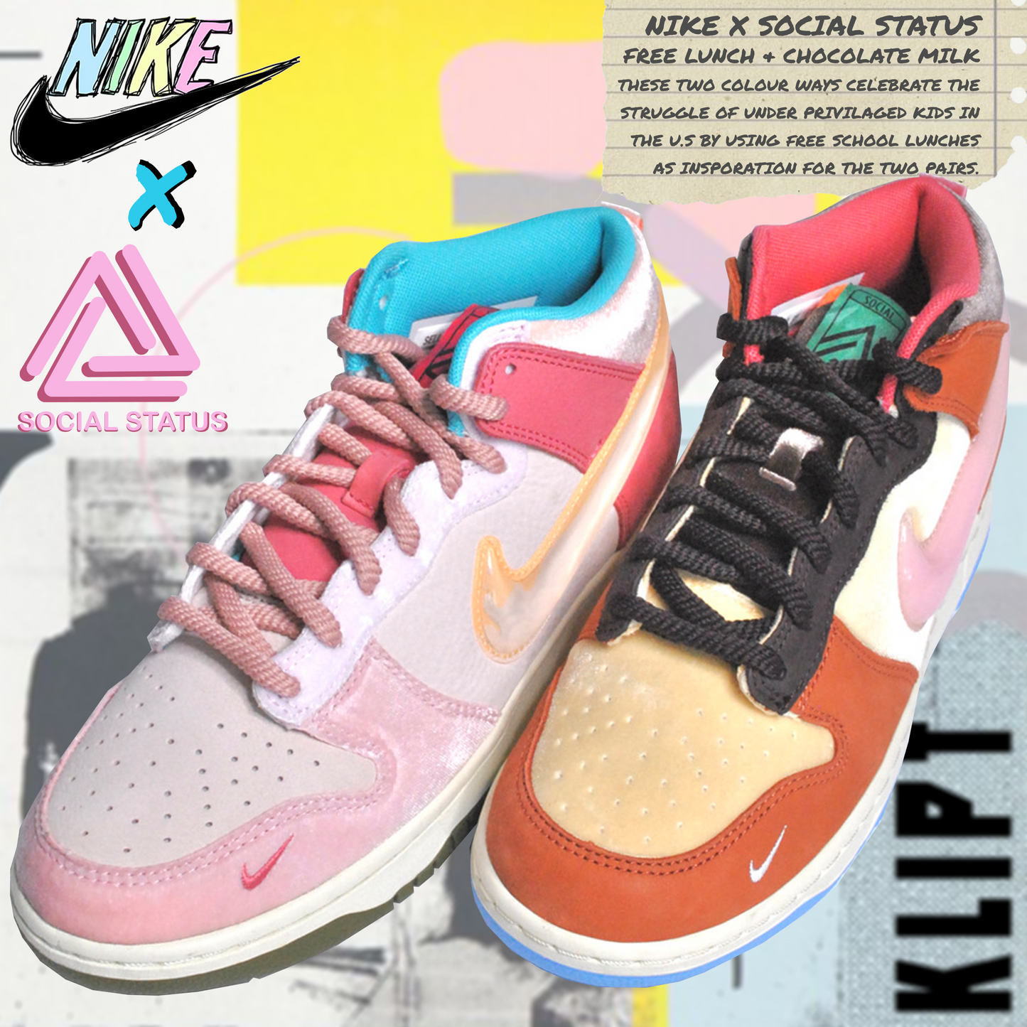 Dunk Mid - Social Status "Strawberry Milk"
