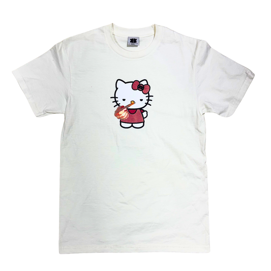 HIGH KITTY TEE WHITE