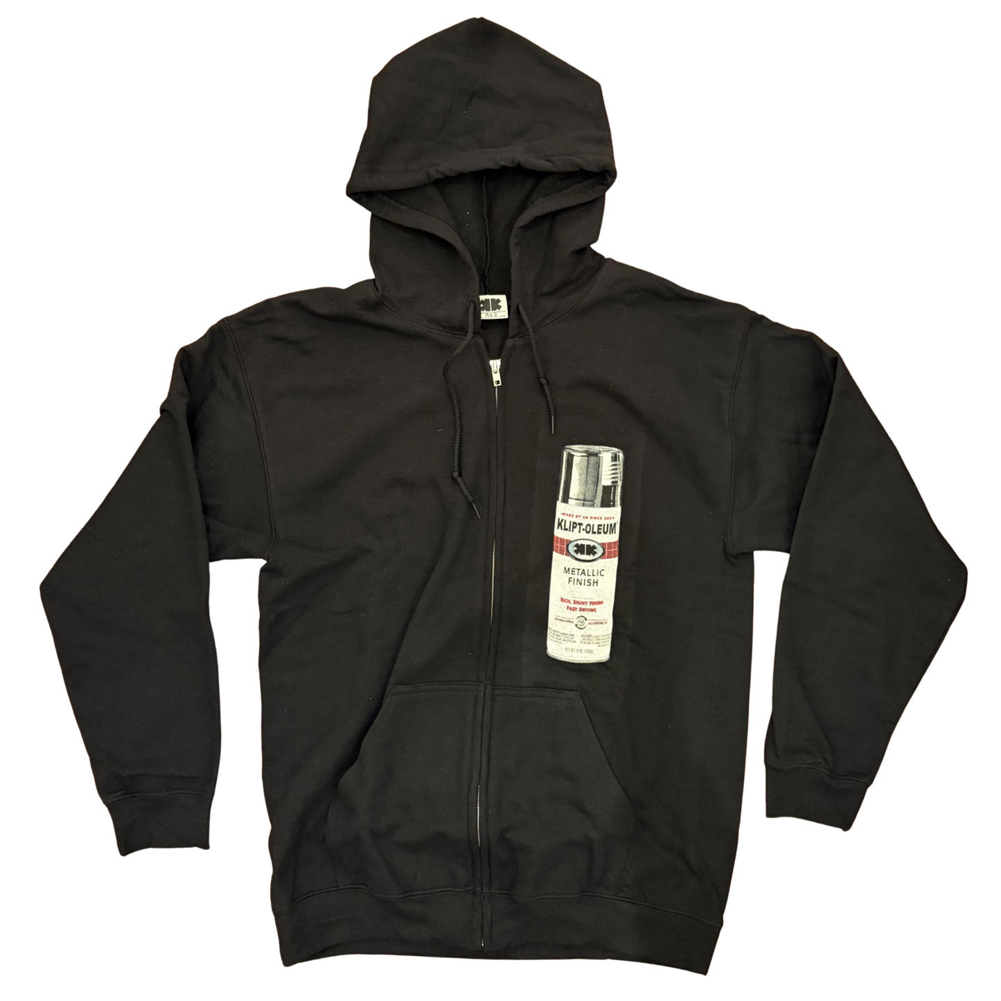 KLIPT-OLEUM ZIP UP HOODIE BLACK