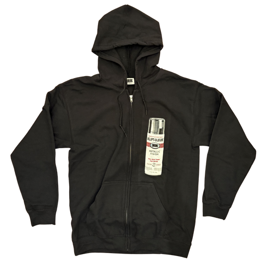 KLIPT-OLEUM ZIP UP HOODIE BLACK