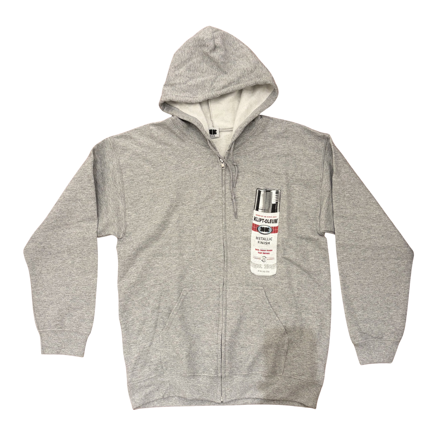 KLIPT-OLEUM ZIP UP HOODIE GREY