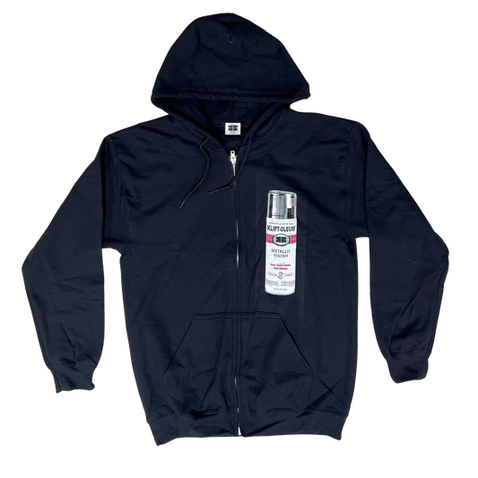 KLIPT-OLEUM ZIP UP HOODIE NAVY