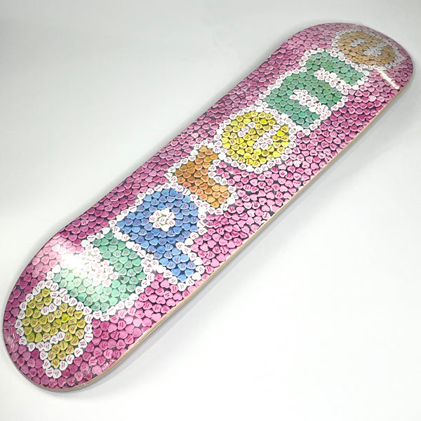 Pink Supreme Candy Hearts Skateboard Deck