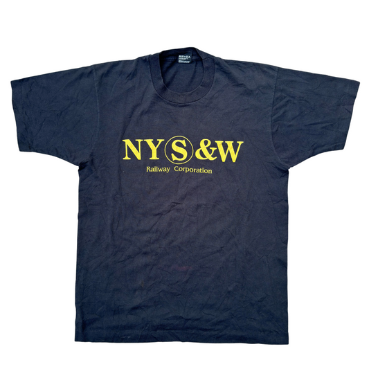 Black NY S&W Railway Vintage Tee