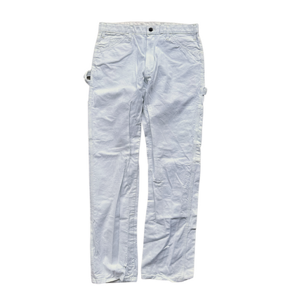 White Dickies Carpenters Pants