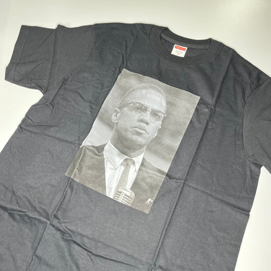 Black Malcom X Supreme Tee